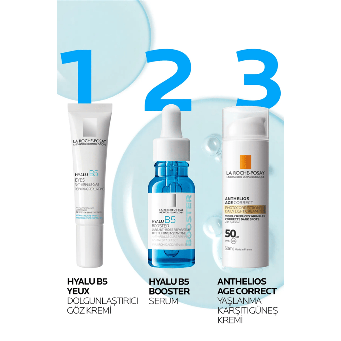 La Roche Posay Hyalu B5 Booster Anında Lifting Etkili Yaşlanma Karşıtı Bakım Serumu 15ml - La Roche Posay