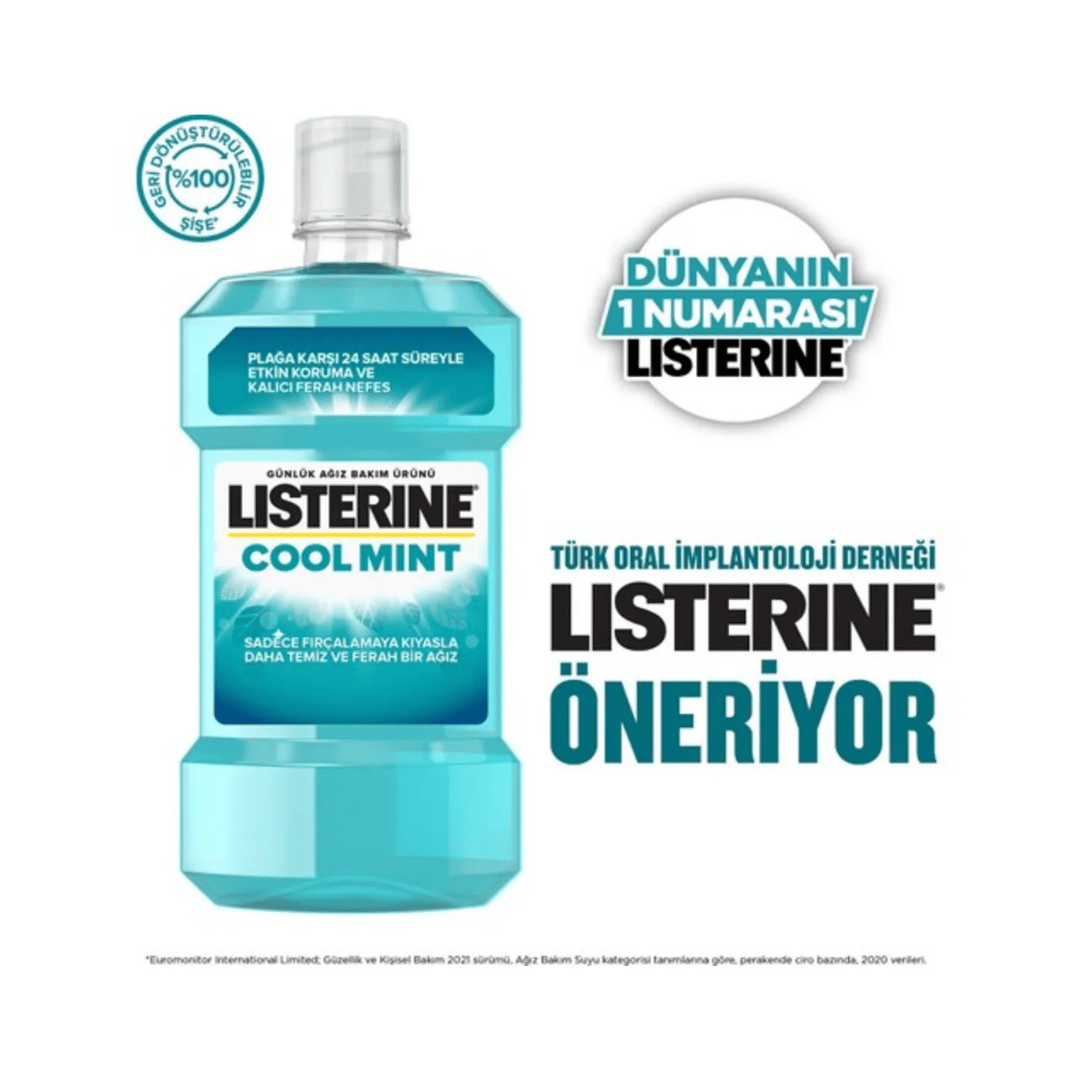 Listerine Cool Mint Ağız Bakım Suyu 250 Ml - Listerine