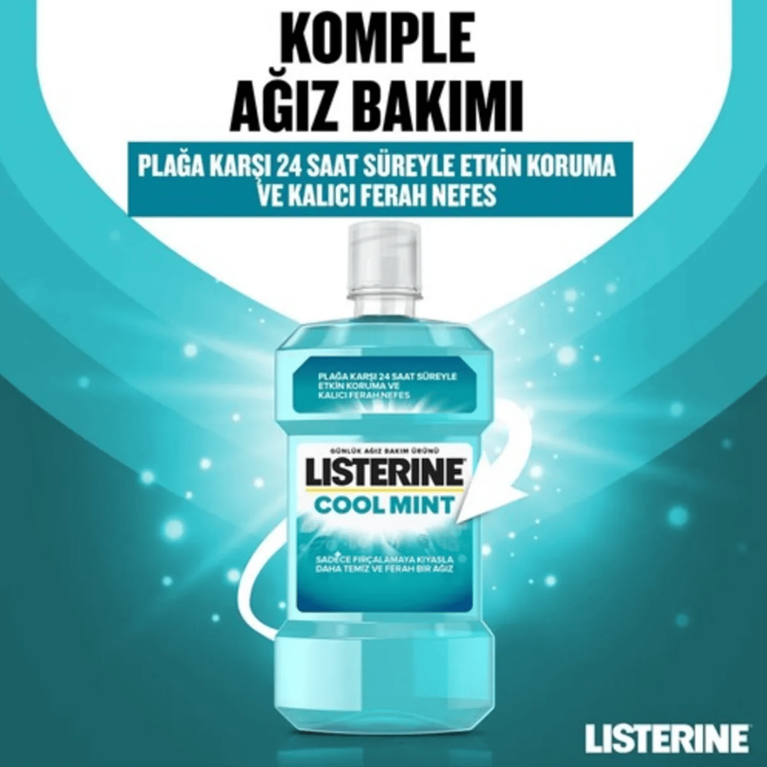 Listerine Cool Mint Ağız Bakım Suyu 250 Ml - Listerine