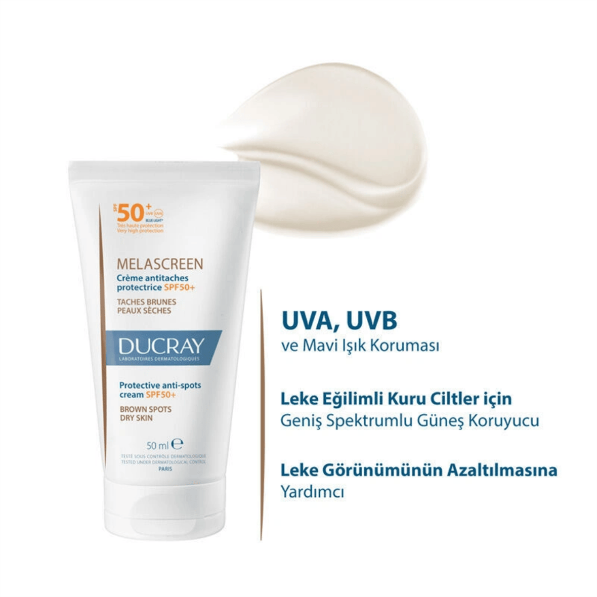 Melascreen Cream Spf50+ 50 Ml - Ducray