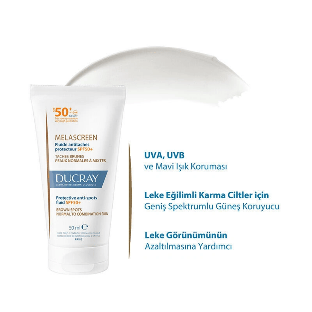Melascreen Protective Anti-spots Fluide Spf50 50 ml - Ducray