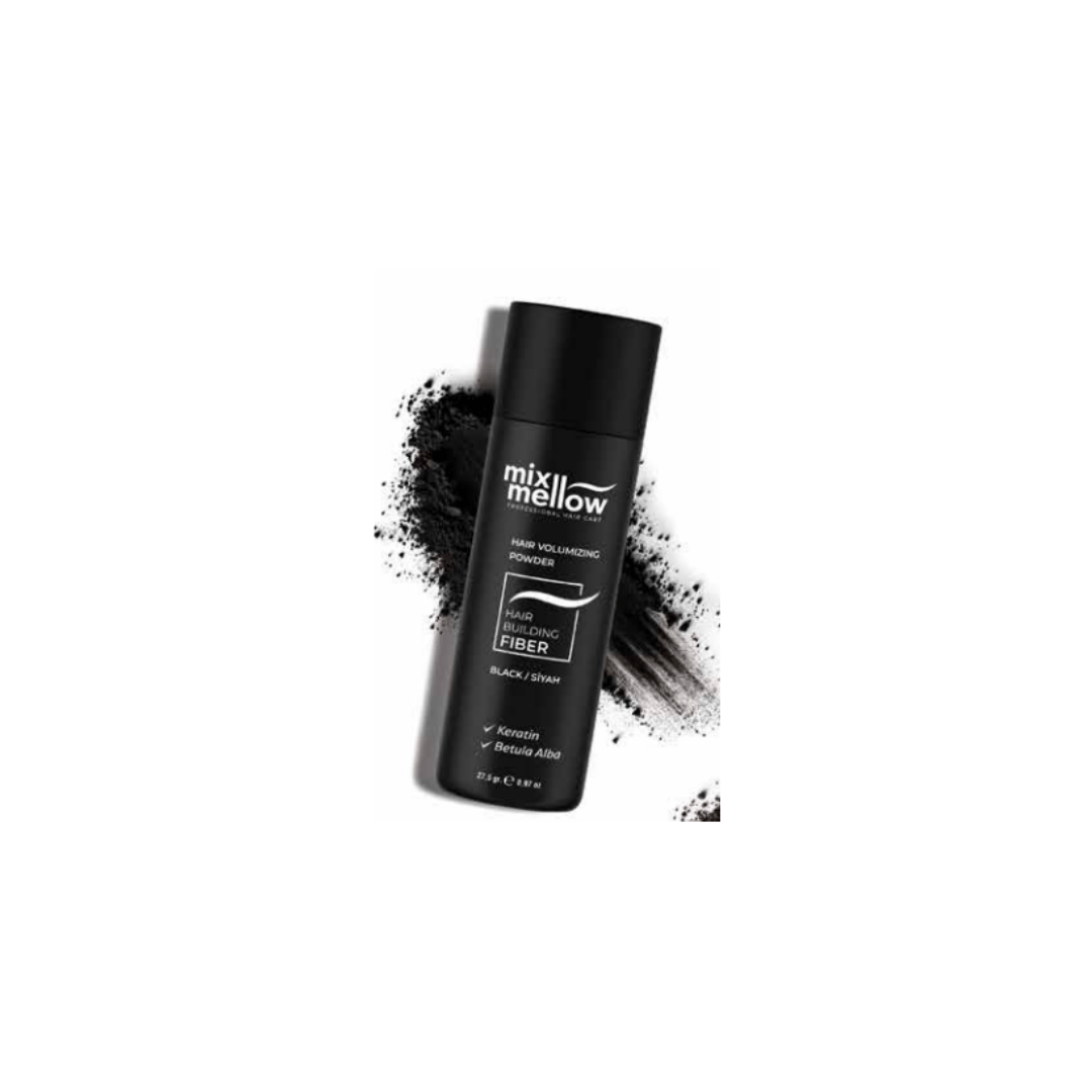 Mix Mellow Hair Building Fiber Topic Siyah 27,5 gr - Mix Mellow