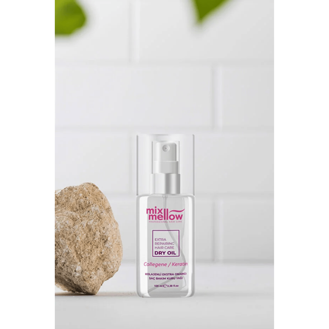 Mix Mellow Kolajenli Ekstra Onarıcı Saç Bakım Kuru Yağı 100 ml - Mix Mellow