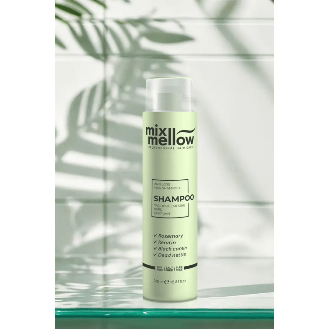 Mix Mellow Saç Dökülmesine Karşı Biberiye İçerikli Şampuan 380 ml - Mix Mellow