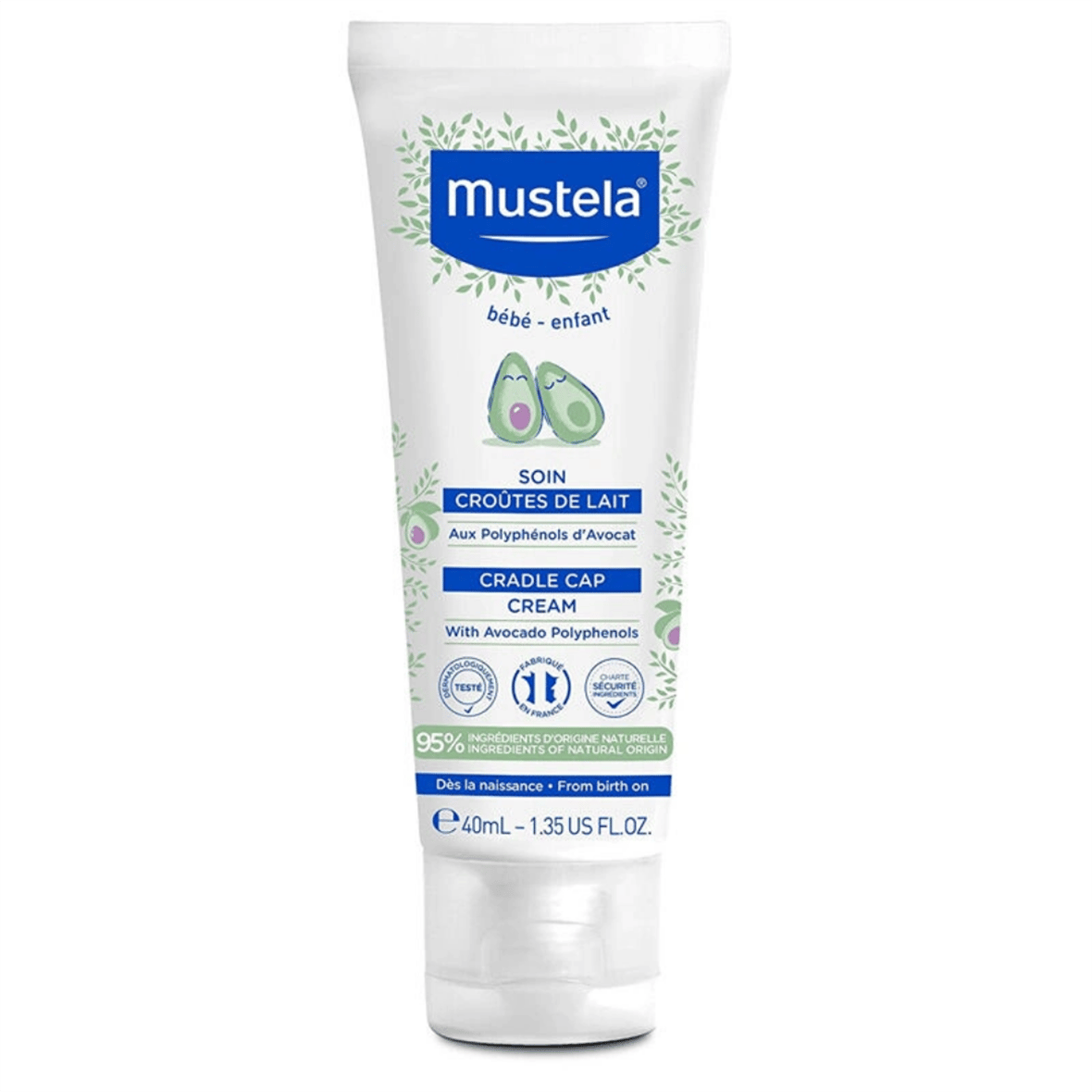 Mustela Cradle Cap Cream 40ml - Saç Bakım Kremi - Mustela