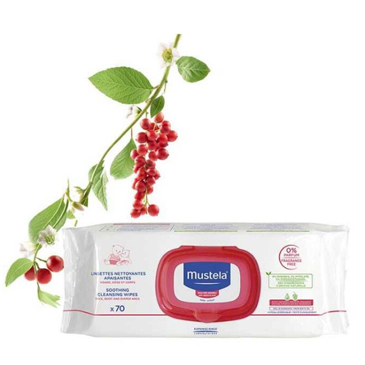 Mustela Soothing Temizleme Mendili 70 Adet - Mustela