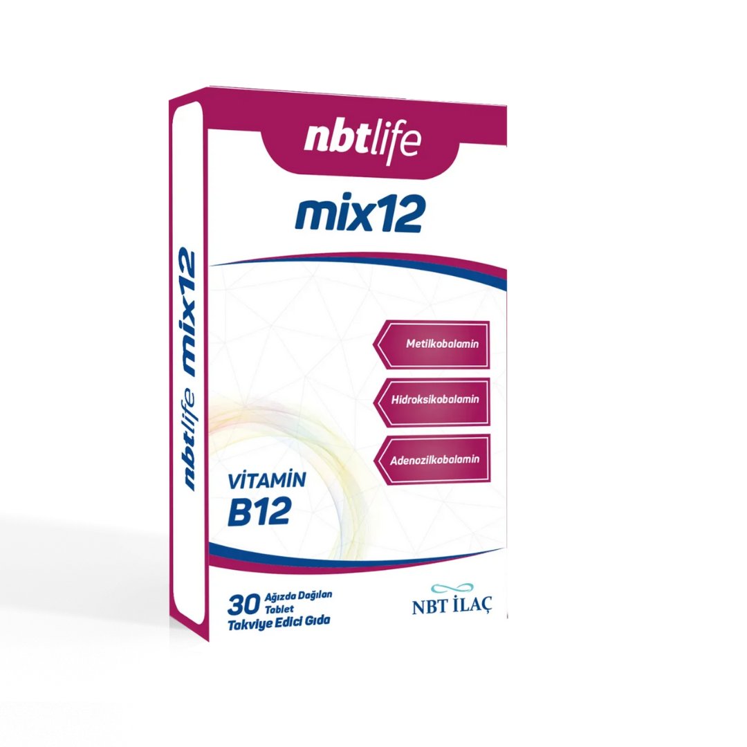 NBT Life Mix12 Takviye Edici Gıda 30 Kapsül - NBT Life