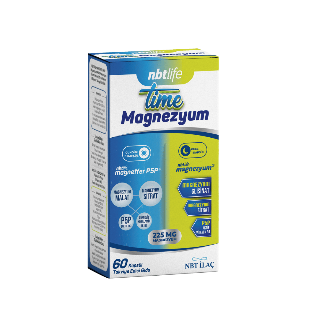 NBT Life Time Magnezyum 60 Kapsül - NBT Life