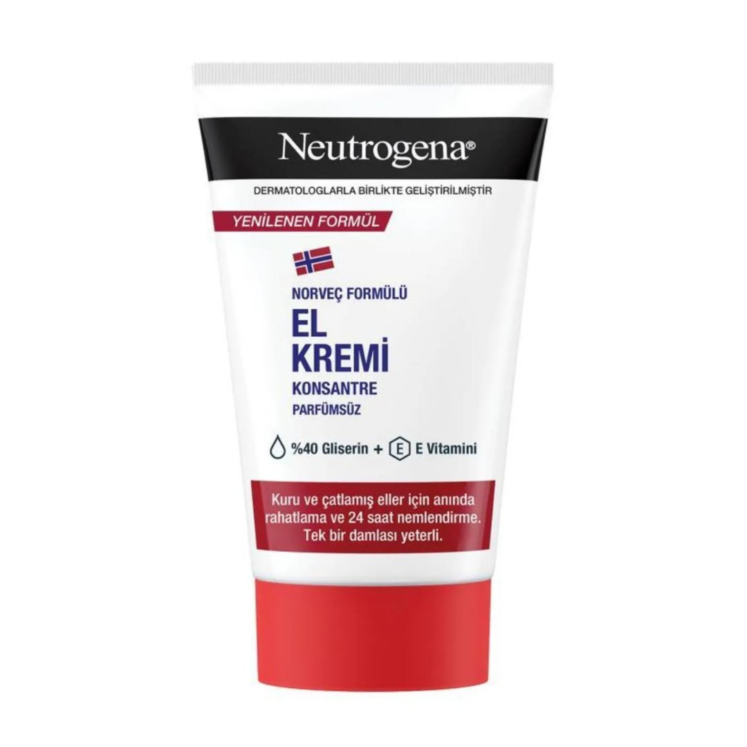 Neutrogena Norveç Formülü El Kremi Parfümsüz 50 ml - Neutrogena