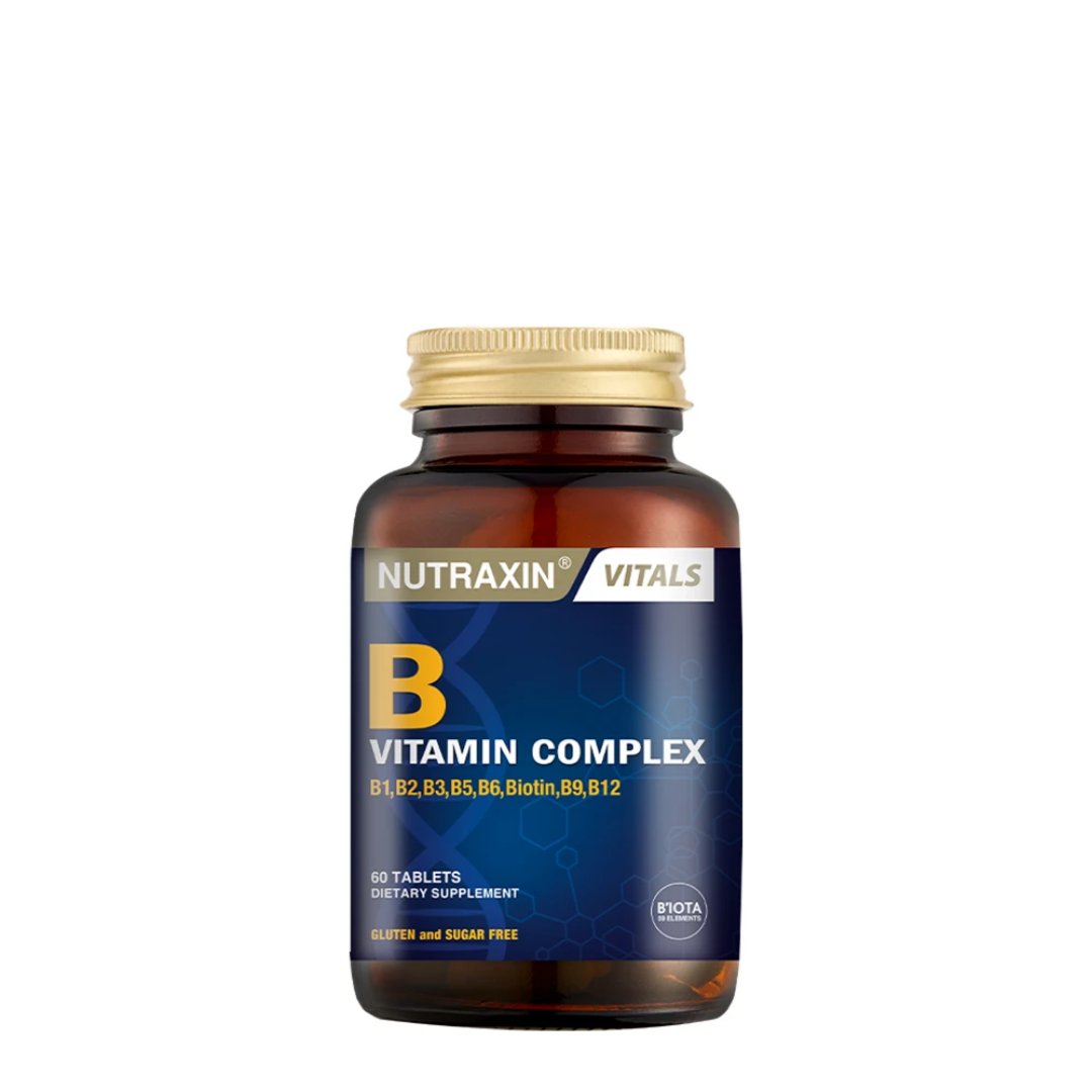 Nutraxin B Vitamin Complex 60 Kapsül - Nutraxin