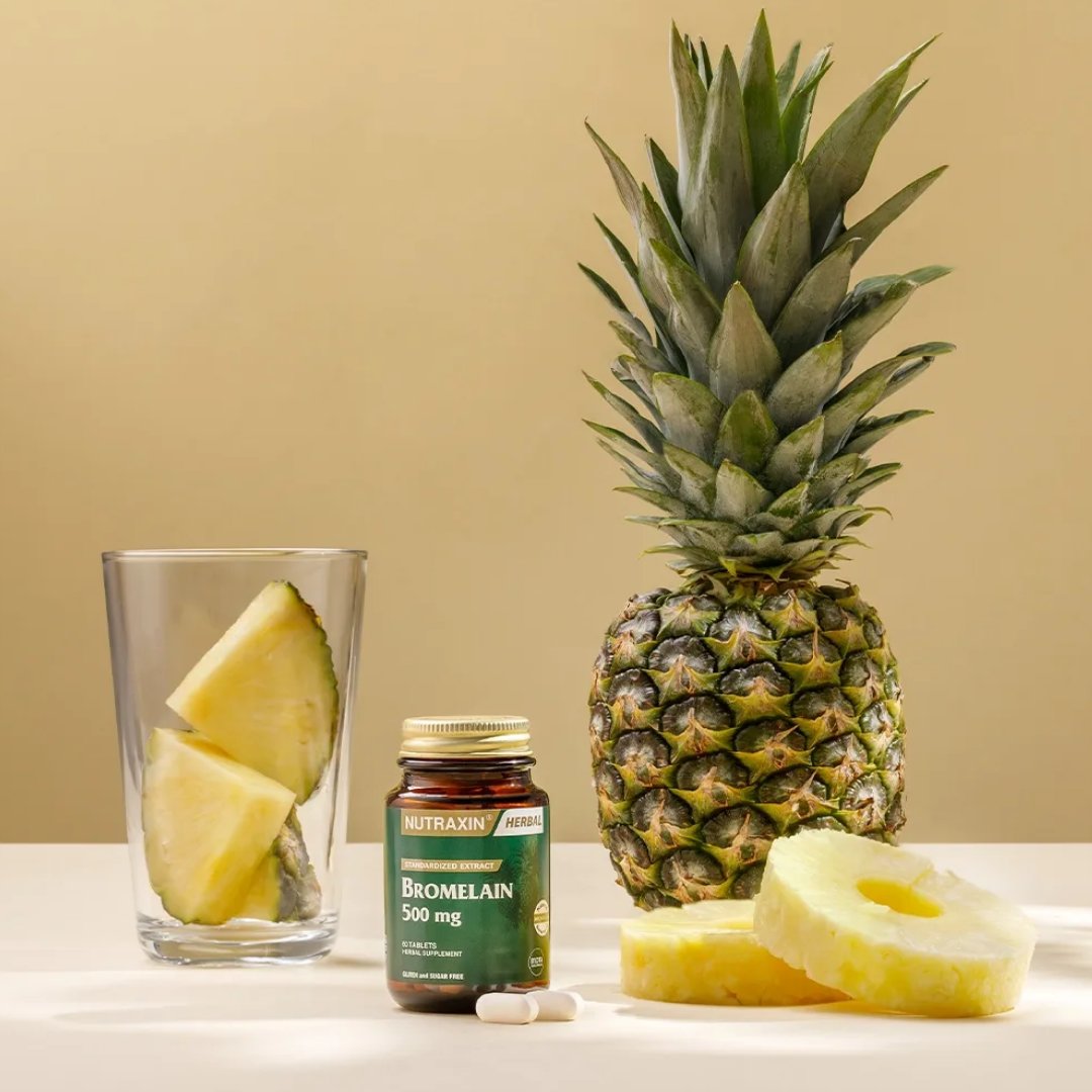 Nutraxin Bromelain 500 mg 60 Tablet - Nutraxin