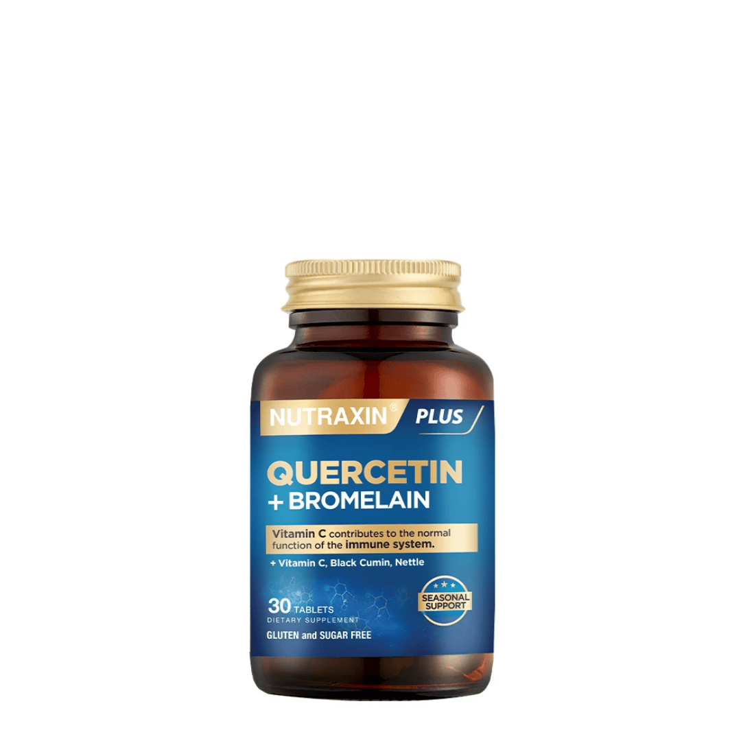 Nutraxin Bromelain ve Kuersetin İçeren Takviye Edici Gıda 30 Tablet - Nutraxin
