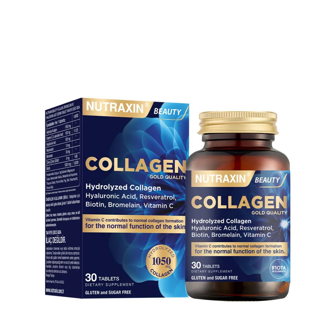 Nutraxin Collagen Beauty Takviye Edici Gıda 30 Tablet - Nutraxin