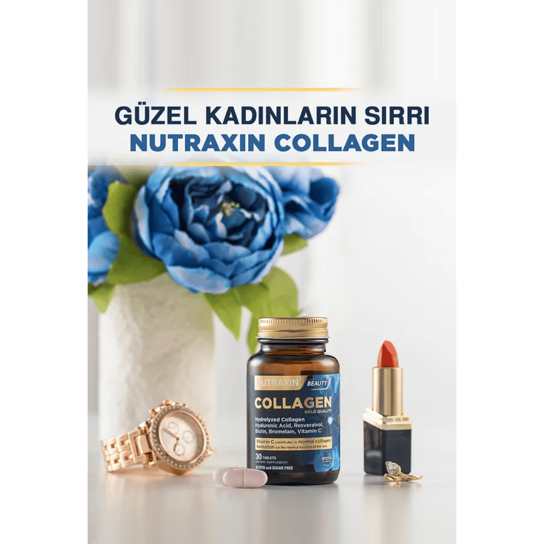 Nutraxin Collagen Beauty Takviye Edici Gıda 30 Tablet - Nutraxin