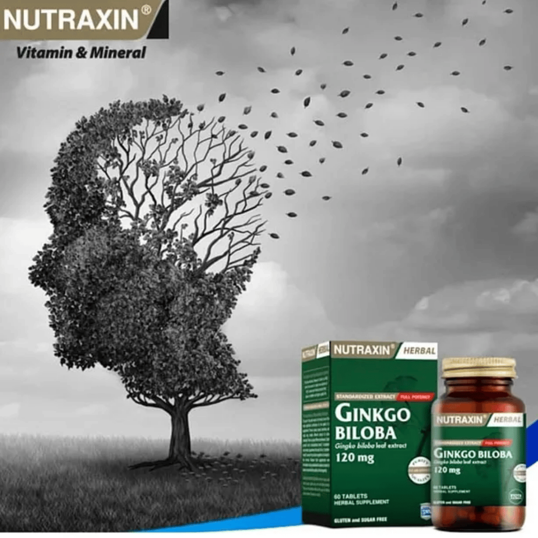 Nutraxin Ginkgo Biloba 60 Kapsül - Nutraxin