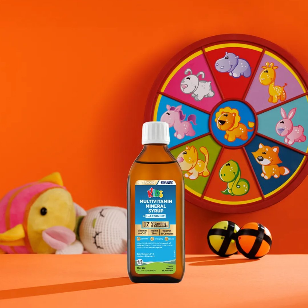 Nutraxin Kids Multivitamin Mineral Şurup 150 ml - Nutraxin
