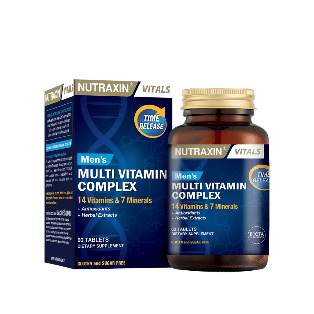 Nutraxin Mens Multi Vitamin Complex 60 Tablet - Nutraxin