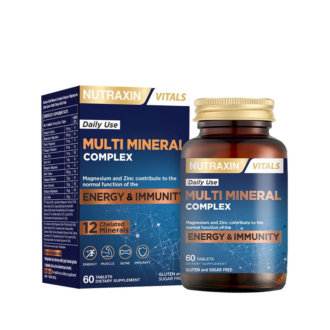 Nutraxin Multi Mineral Complex 60 Tablet - Nutraxin