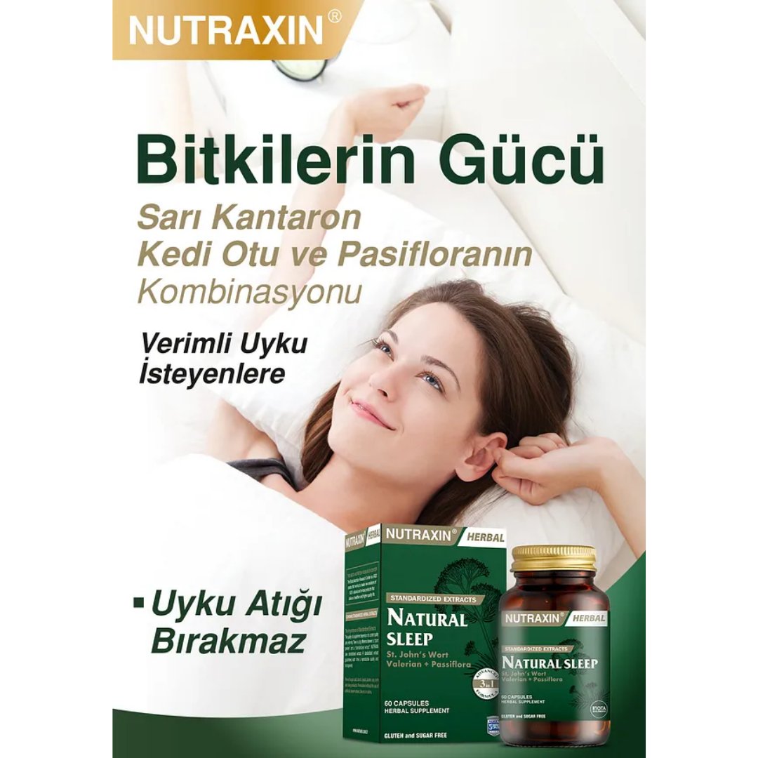 Nutraxin Naturel Sleep 60 Kapsül - Nutraxin