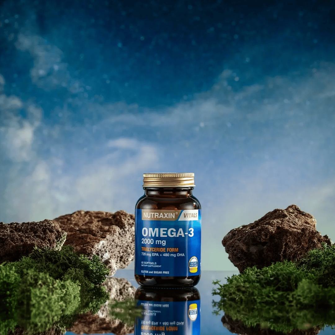 Nutraxin Omega 3 Balık Yağı 2000 mg 60 SoftGel - Nutraxin
