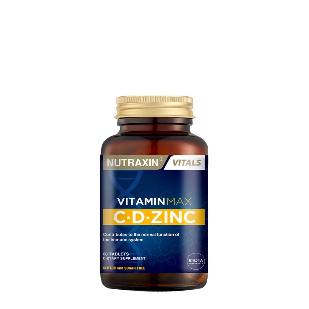 Nutraxin Vitamin Max C.D Çinko 60 Tablet - Nutraxin
