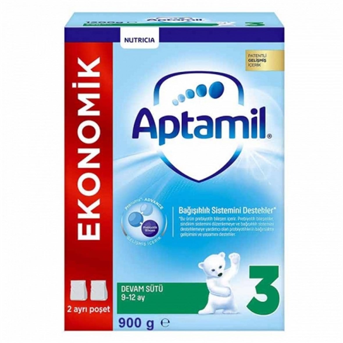 Nutricia Aptamil Devam Sütü 9-12 Ay 900 g - Nutricia