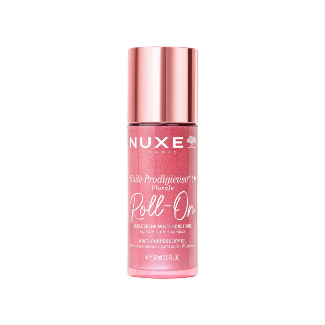 Nuxe Huile Prodigieuse Or Florale Roll-On Çok Amaçlı Simli Kuru Yağ 60 ml - Nuxe