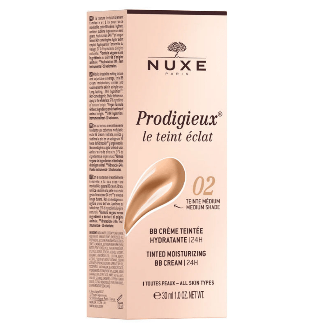 Nuxe Prodigieux Tinted Moisturizing BB Kapatıcı Krem 02 Medium 30 ml - Nuxe
