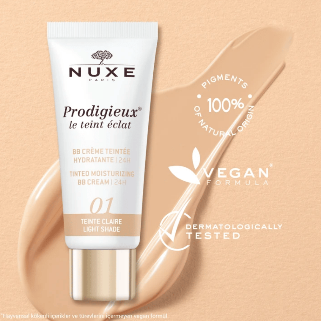 Nuxe Prodigieux Tinted Moisturizing BB Kapatıcı Krem 01 Light 30 ml - Nuxe