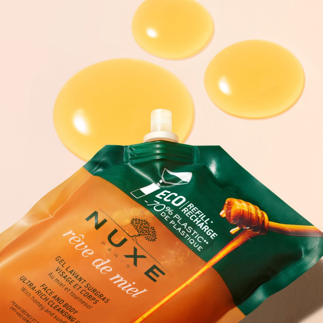Nuxe Reve de Miel Face and Body Ultra Rich Cleansing Gel 400 ml - Refill - Nuxe