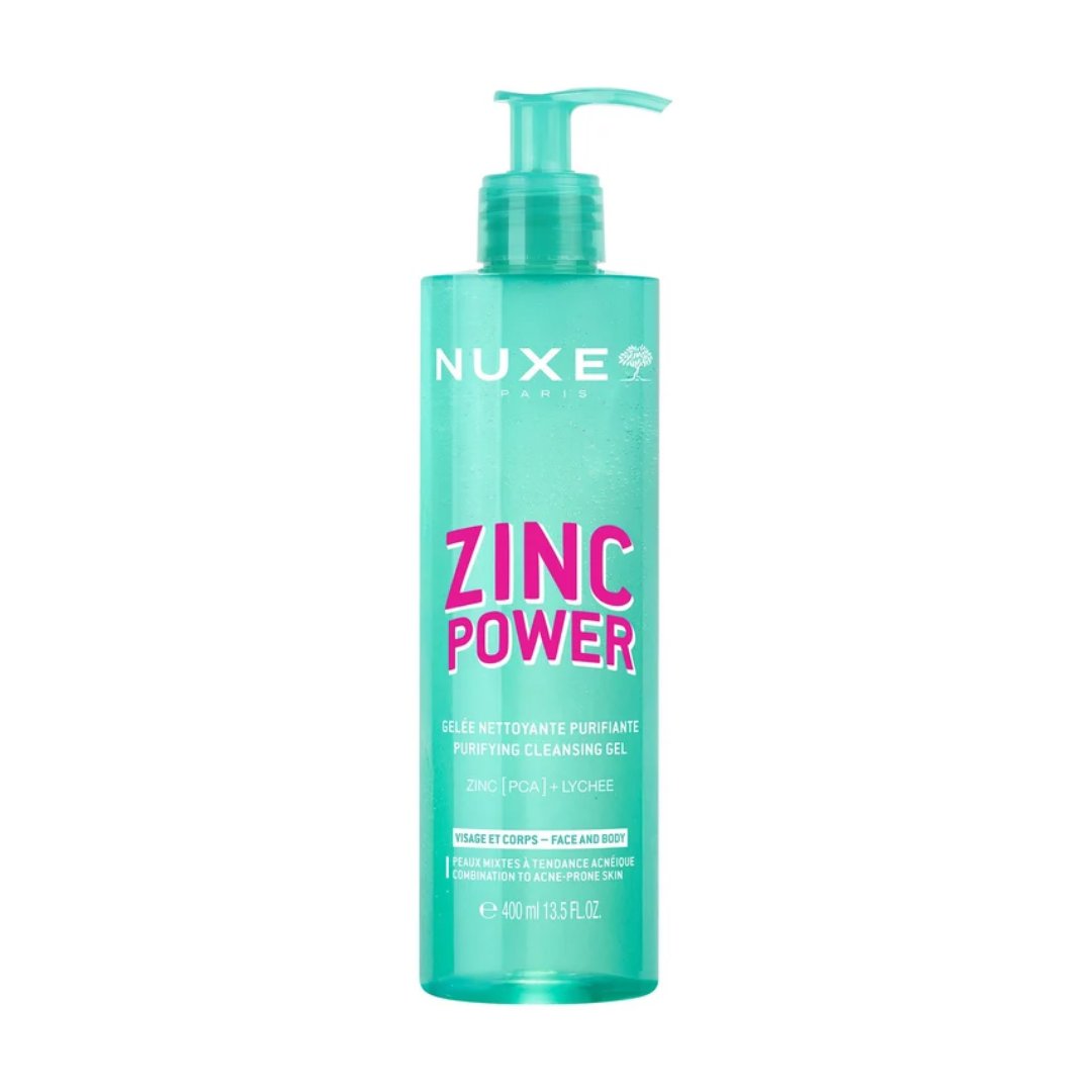 Nuxe Zinc Power Purifying Cleansing Gel 400 ml - Nuxe