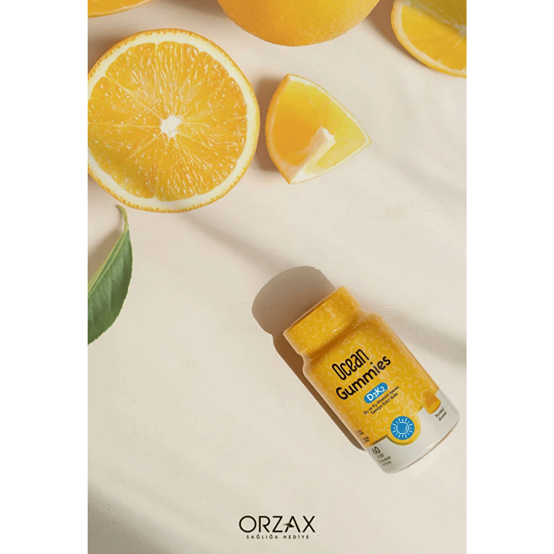 Ocean Gummies D3K2 60 Çiğnenebilir Jel Form - orzax