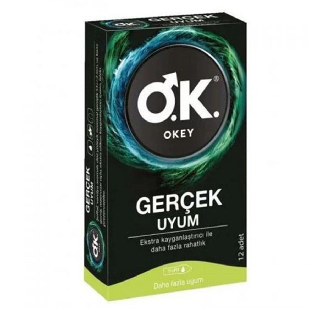 Okey Gerçek Uyum Prezervatif 12 Adet - Okey