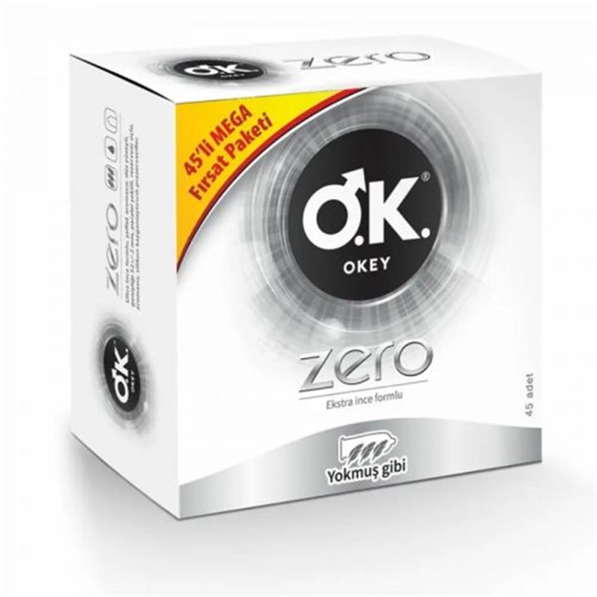 Okey Zera Ekstra İnce Formlu 45 Adet - Okey