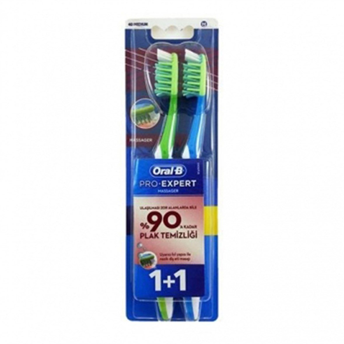 Oral-B Diş Fırçası Pro-Expert Massager 40 Medium İkili - Oral-b