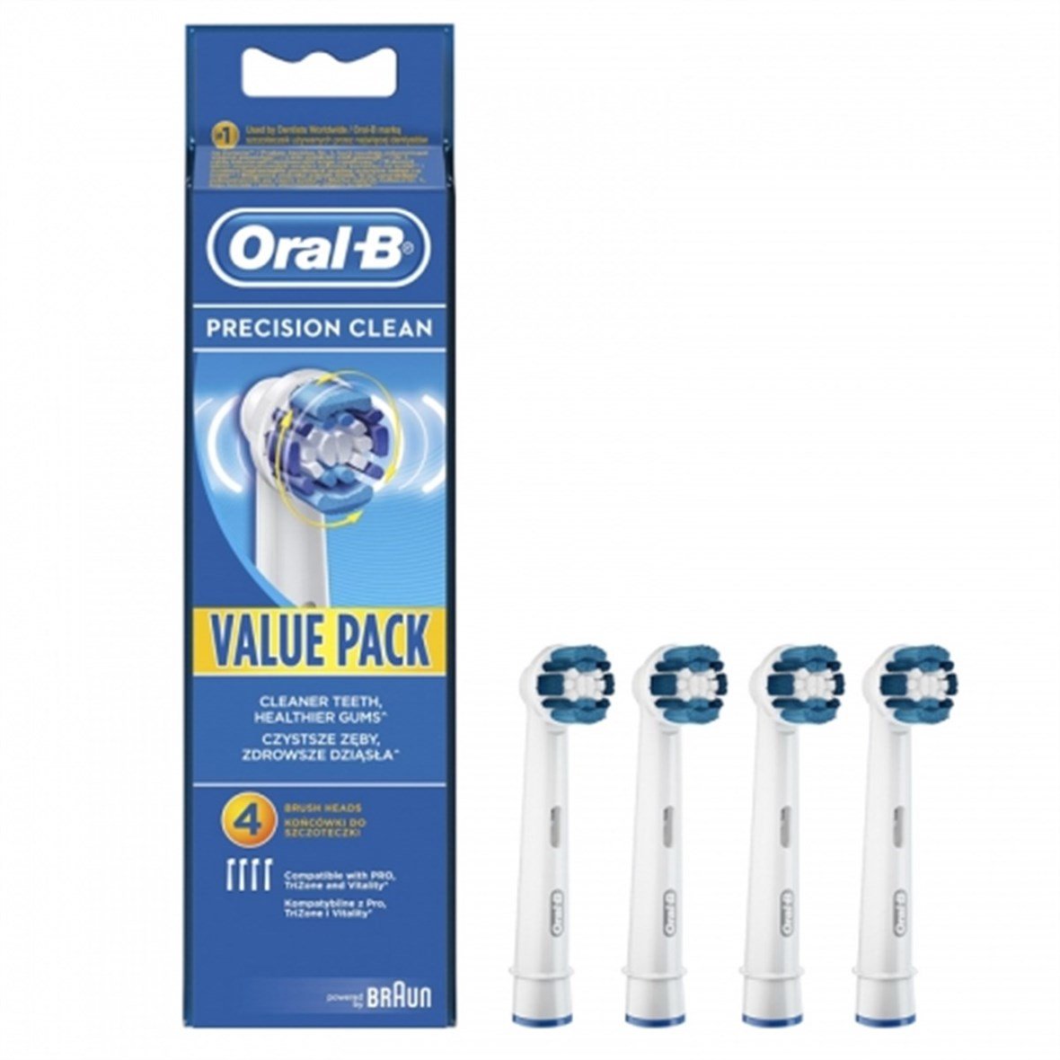 Oral-b Precision Clean Diş Fırçası Yedek Başlığı 4 Adet - Oral-b