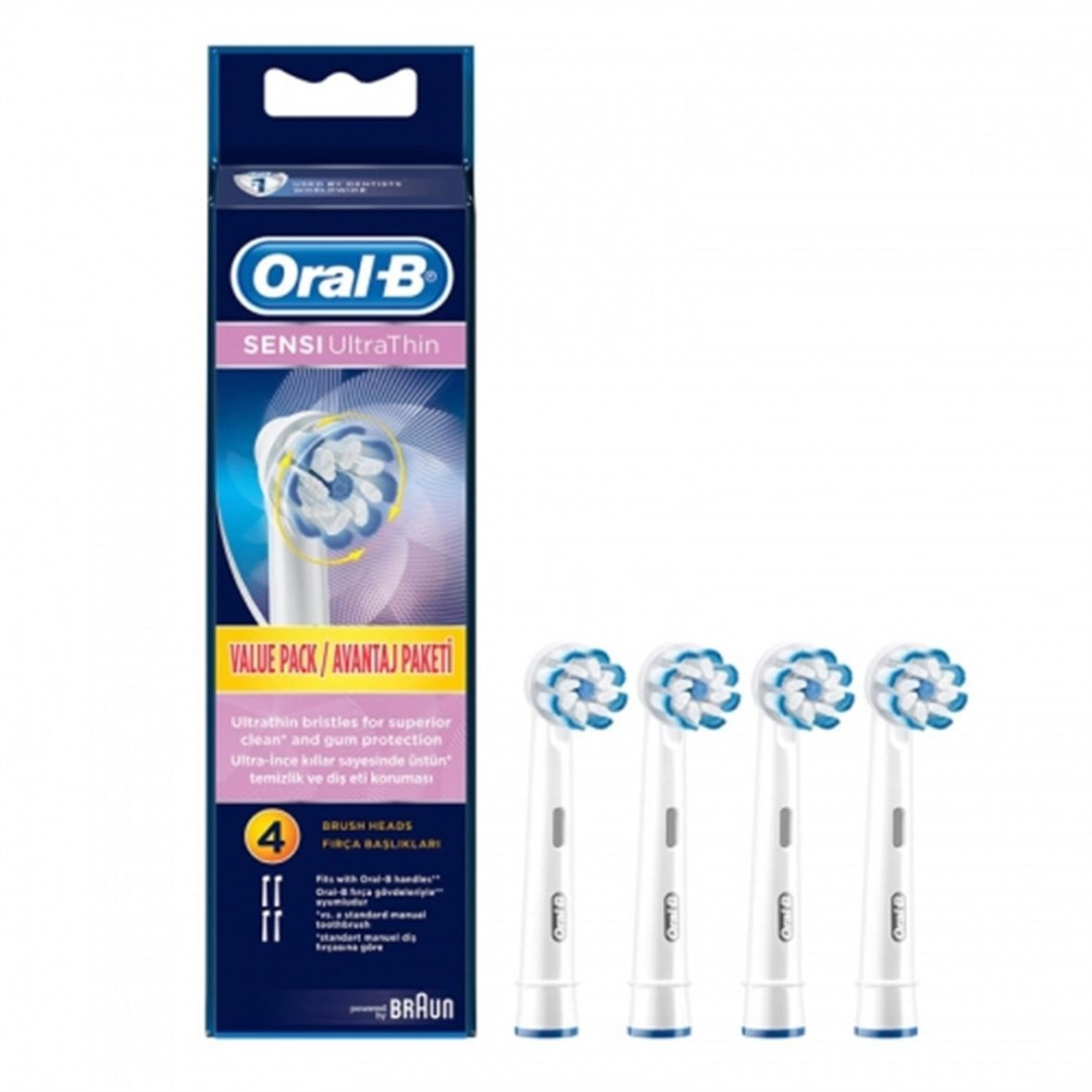 Oral-B Sensitive Ultrathin Diş Fırçası Yedek Başlığı 4 Adet - Oral-b
