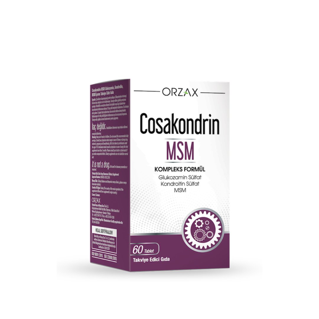 Orzax Cosakondrin MSM 60 Tablet - Orzax