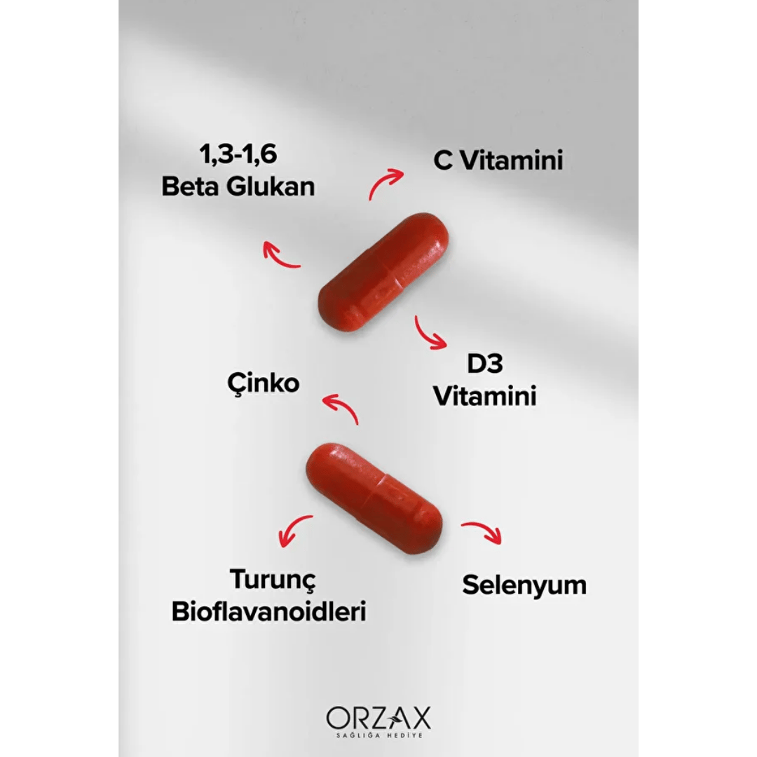 Orzax İmunol Complex 45 Kapsül - orzax