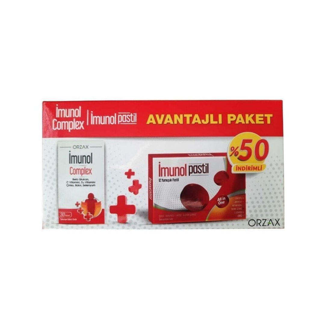 Orzax İmunol Complex + İmunol Pastil Avantajlı Paket - orzax