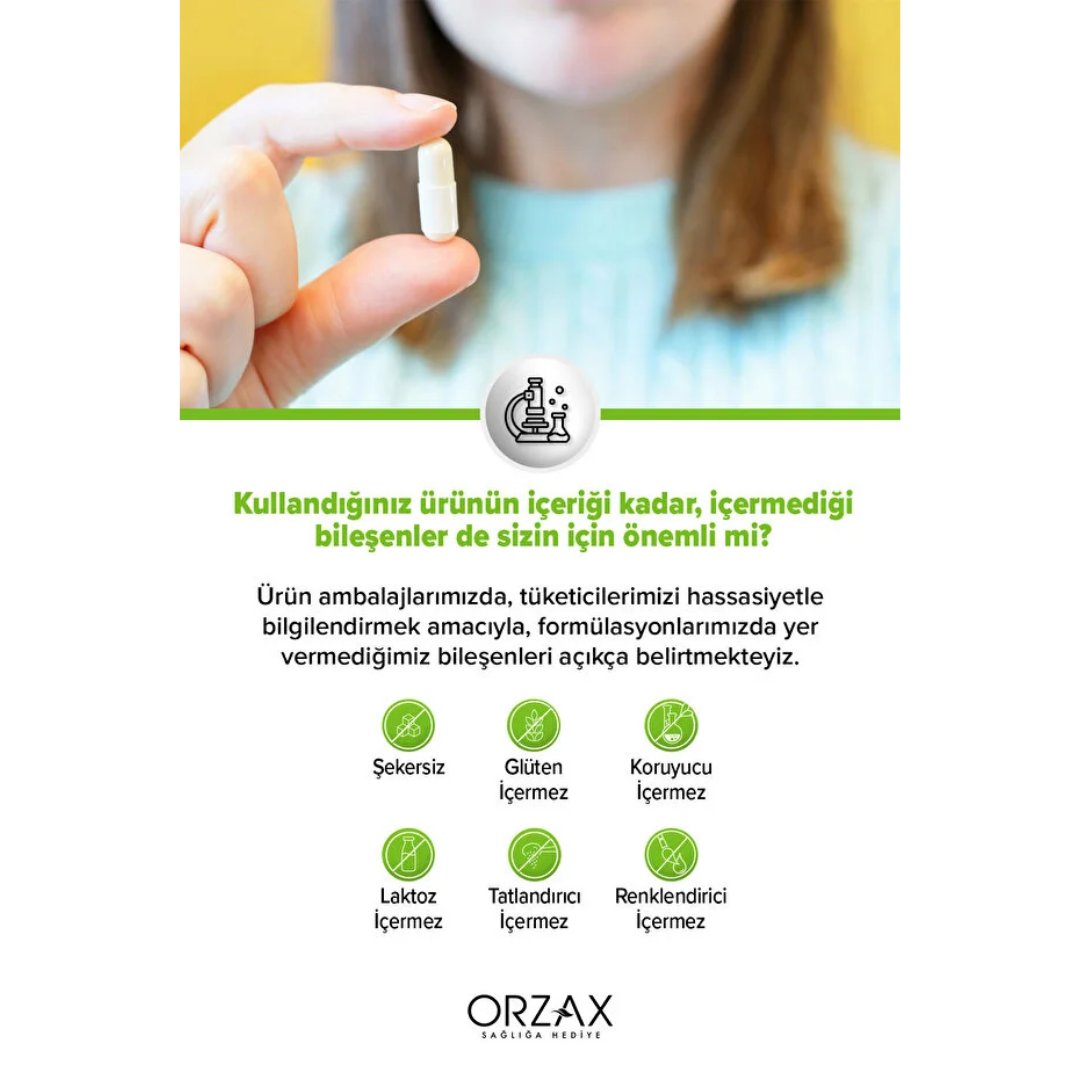 Orzax Ocean B Complex Takviye Edici Gıda 60 Kapsül - Orzax