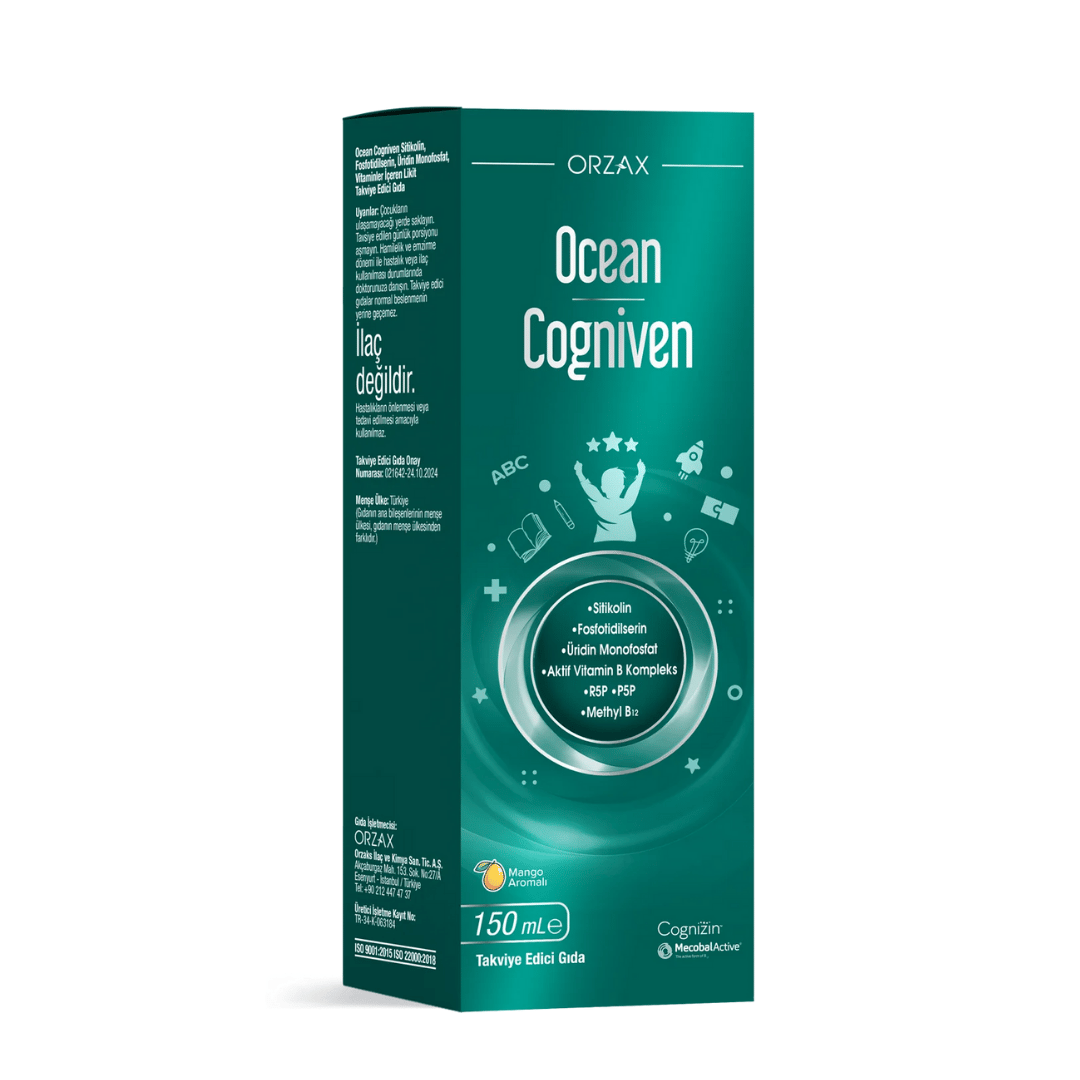 Orzax Ocean Cogniven Mango Aromalı 150 ml Sınav Seti Hediye - orzax