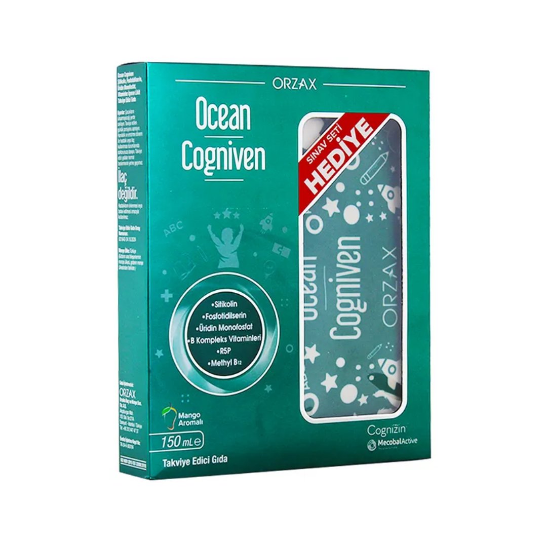 Orzax Ocean Cogniven Mango Aromalı 150 ml Sınav Seti Hediye - orzax