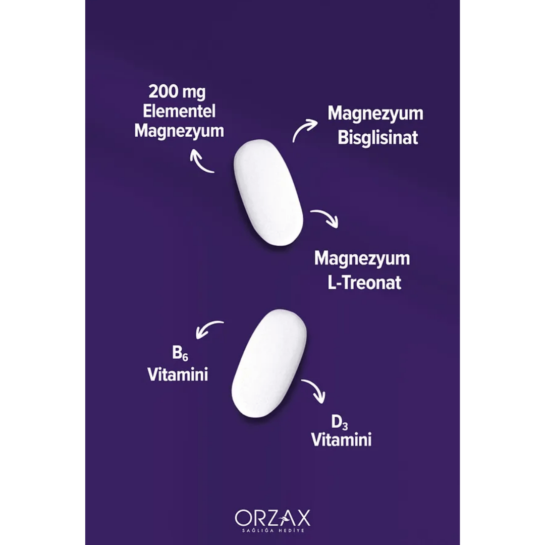 Orzax Ocean ExtraMag Threog Takviye Edici Gıda 60 Tablet - orzax