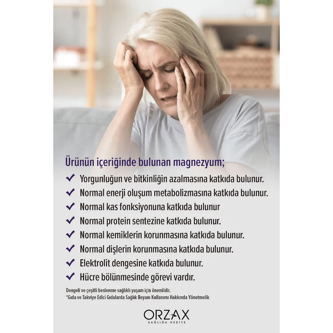 Orzax Ocean ExtraMag Threog Takviye Edici Gıda 60 Tablet - orzax