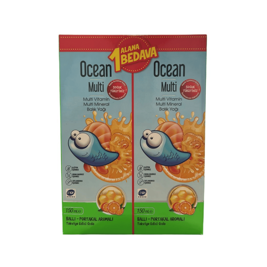 Orzax Ocean Multi Şurup 150 ml 1 Alana 1 Bedava - orzax