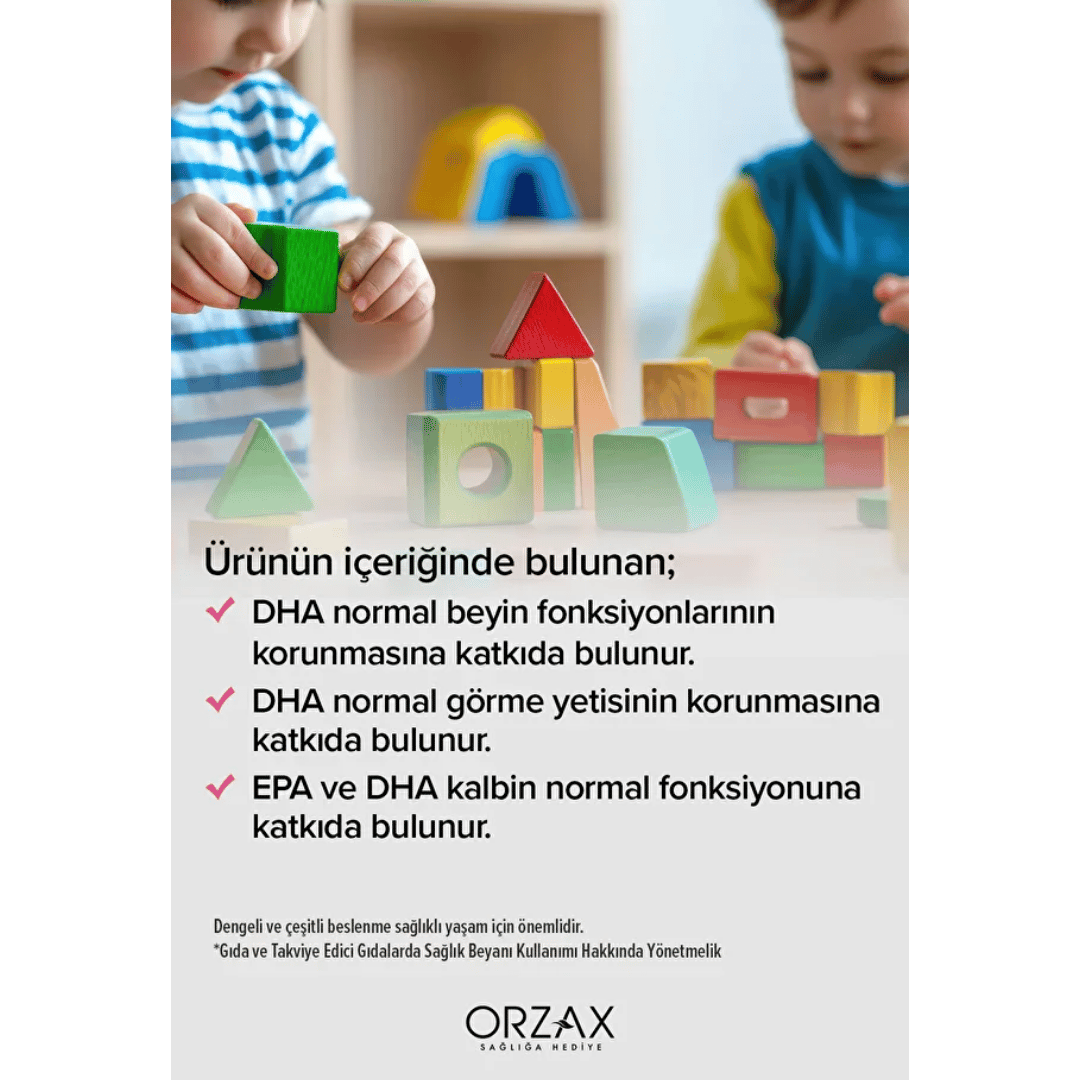 Orzax Ocean Omega3 Şurup 150 ml Karışık Meyve Aromalı - orzax