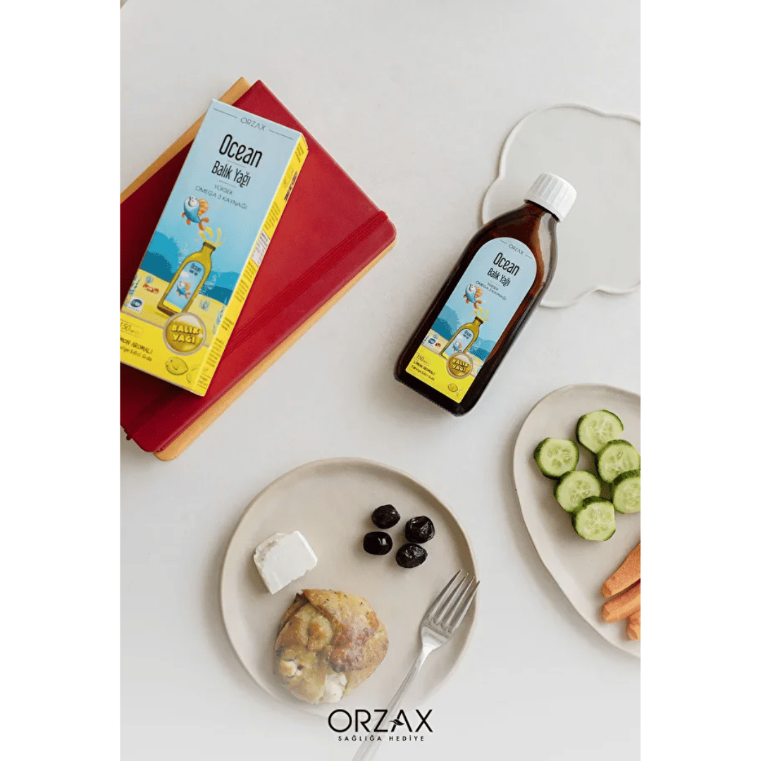 Orzax Ocean Omega3 Şurup 150 ml - Limon - Orzax