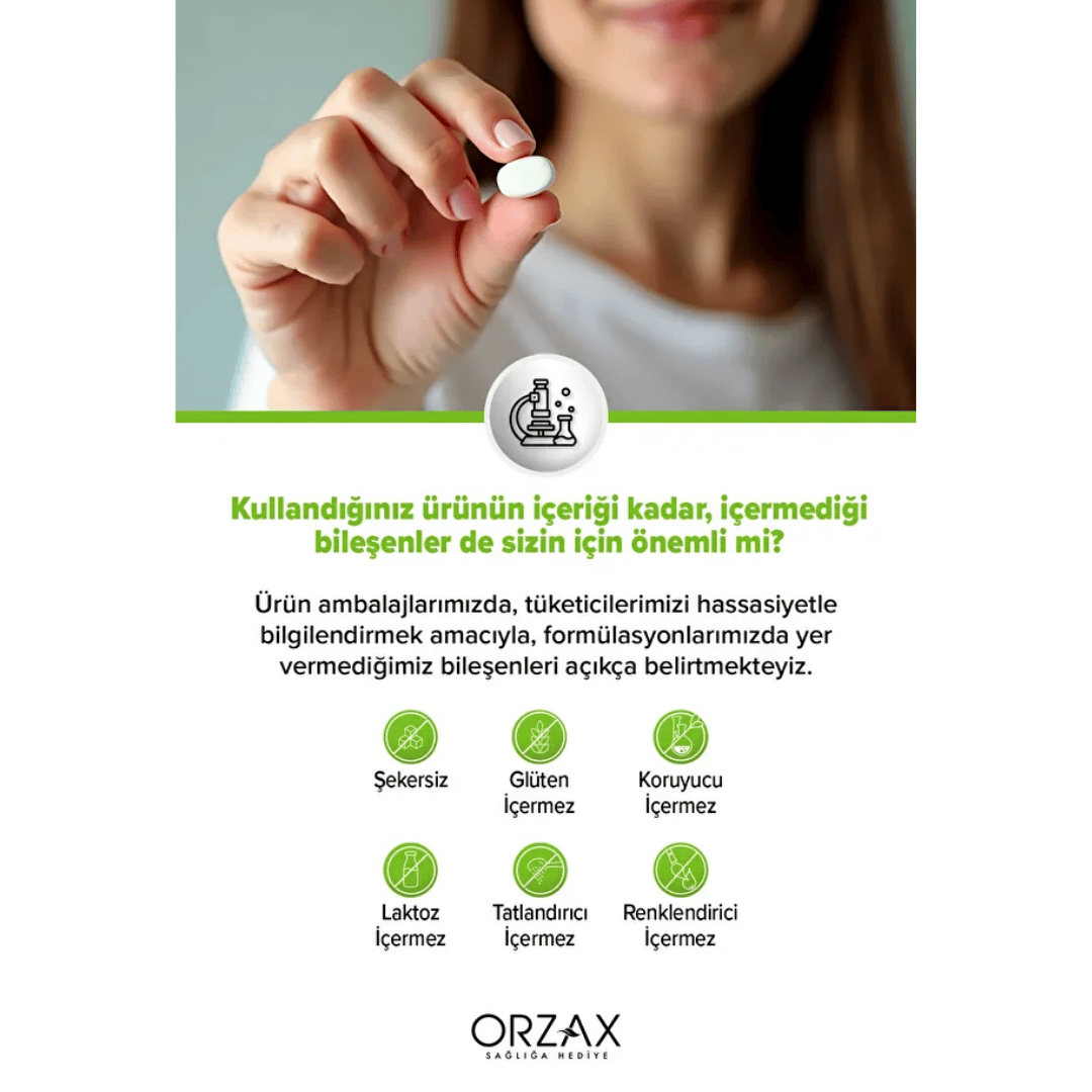 Orzax Ocean Picozinc Takviye Edici Gıda 45 Tablet - Orzax
