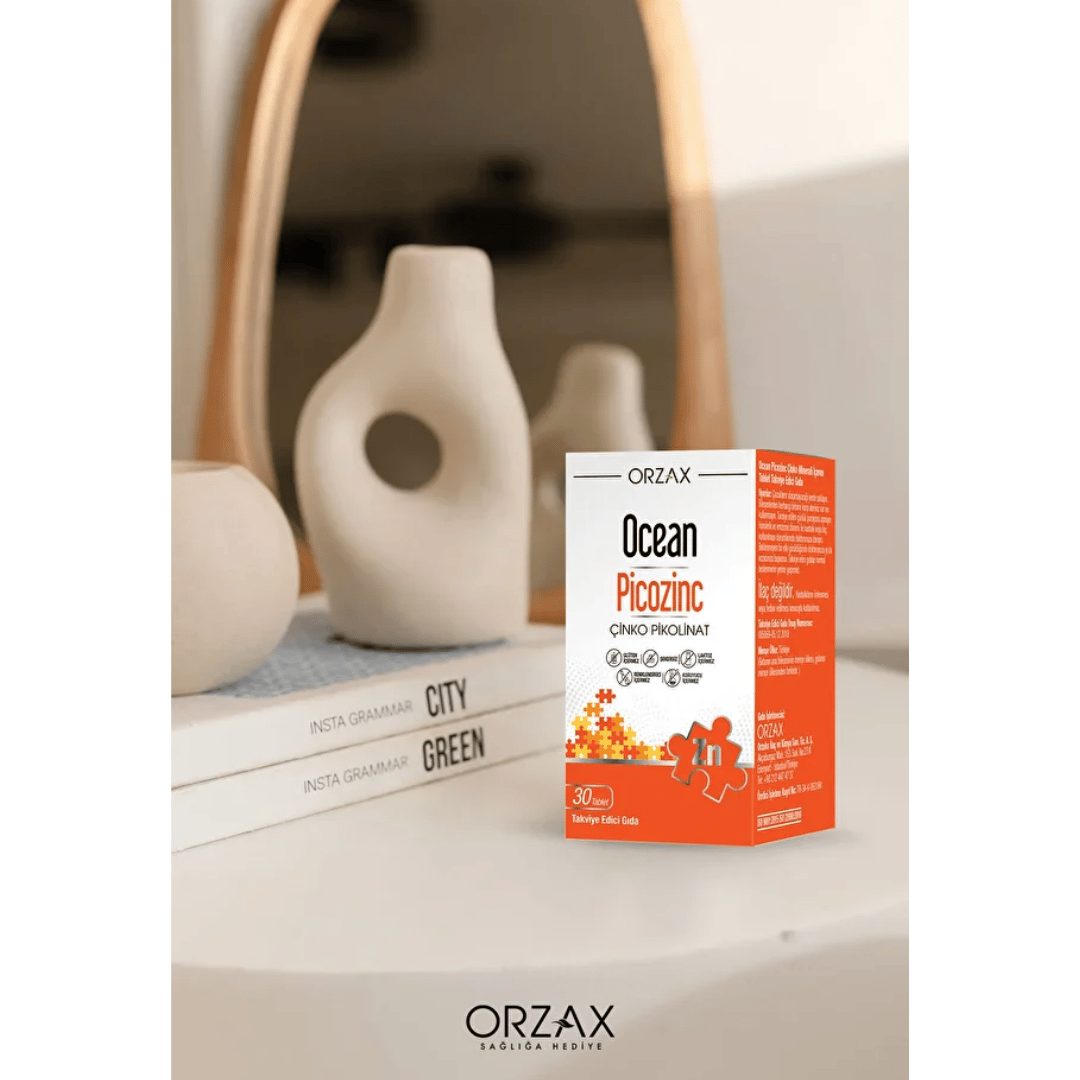 Orzax Ocean Picozinc Takviye Edici Gıda 45 Tablet - Orzax